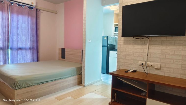 ยูนิโอ พระราม2 ท่าข้าม มีเครื่องซักผ้า ทีวี ตู้เย็น เครื่องทำน้ำอุ่น ไมโครเวฟ วิวสวน