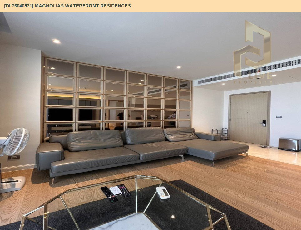 รูป DL26040571 ให้เช่าคอนโด แมกโนเลียส์ วอเตอร์ฟรอนท์ เรสซิเดนซ์ (Magnolias Waterfront Residences) ใกล้ BTS สะพานตากสิน พร้อมเข้าอยู่ โทรด่วน 0614453194 LineID @162cjixi - รูปที่ 4/7