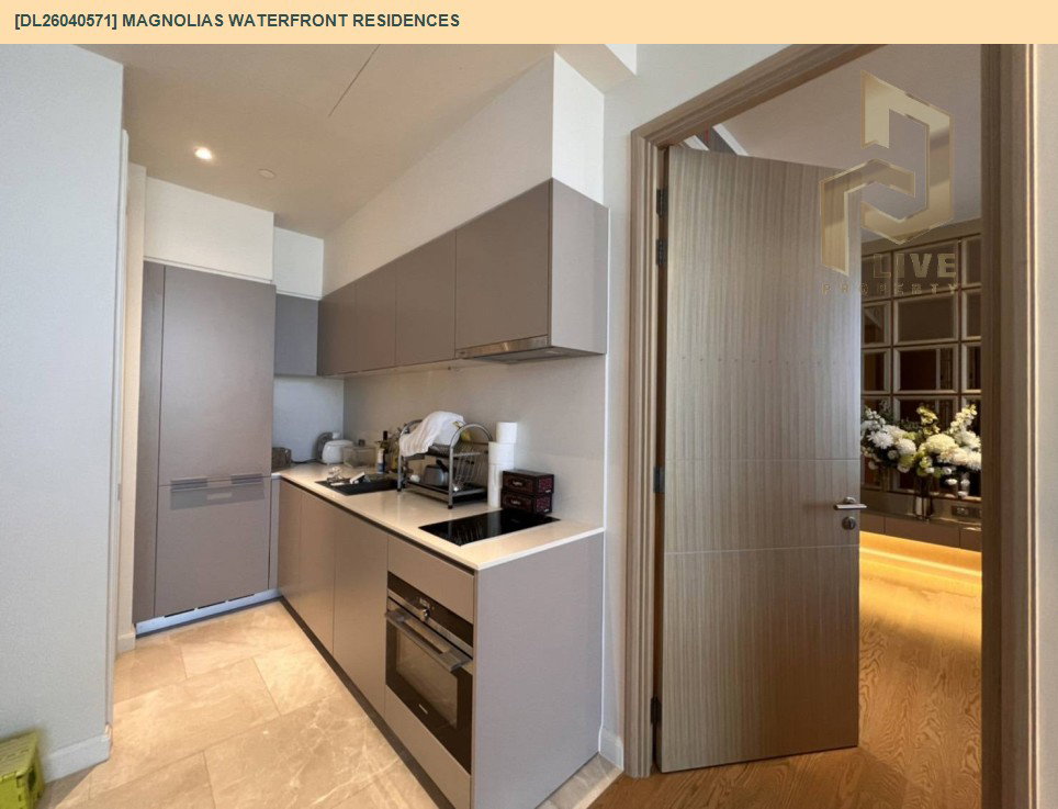 รูป DL26040571 ให้เช่าคอนโด แมกโนเลียส์ วอเตอร์ฟรอนท์ เรสซิเดนซ์ (Magnolias Waterfront Residences) ใกล้ BTS สะพานตากสิน พร้อมเข้าอยู่ โทรด่วน 0614453194 LineID @162cjixi - รูปที่ 6/7