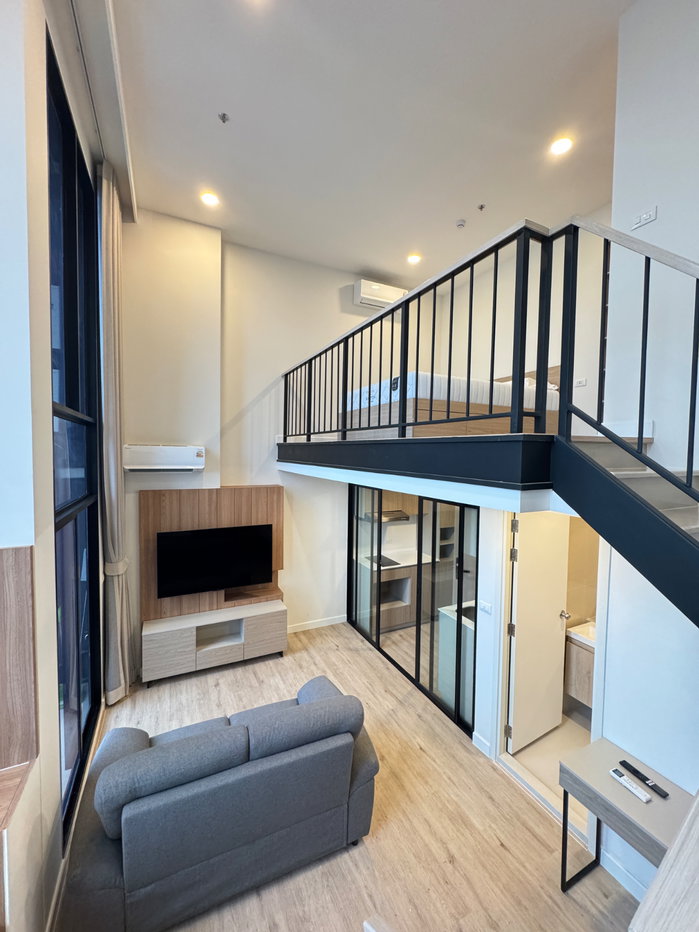 รูป 🎯อยู่คอนโดแต่ฟีลเหมือนอยู่บ้าน! ปล่อยเช่า Duplex ห้องสวยที่ Xim Rama 3  - รูปที่ 10/18