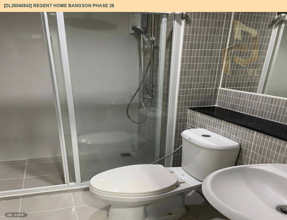 รูป DL26040543 ให้เช่าคอนโด รีเจ้นท์ โฮม บางซ่อน โครงการ 2 เฟส 28 (Regent Home Bangson Phase 28) ใกล้ MRT บางซ่อน พร้อมเข้าอยู่ โทรด่วน 0800343450 LineID @655ebbvc - รูปที่ 7/7