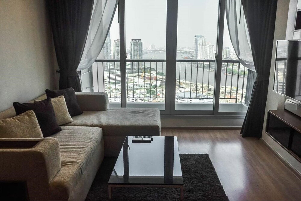 รูป 🔥 เช่าด่วน !! Rhythm Sathorn, 1 ห้องนอน, 1 ห้องน้ำ, วิวแม่น้ำ, ชั้นสูง 35++, ห้องหายาก !!🔥Code C20231100675 แต่งครบ, พร้อมเข้าอยู่📣📣 - รูปที่ 3/10