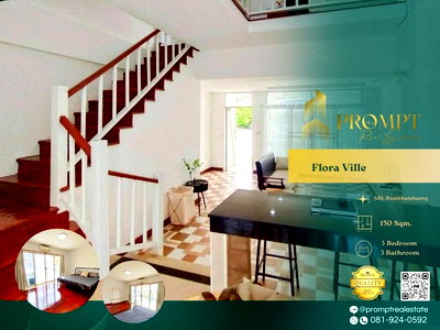 เช่าบ้านเดี่ยว ปทุมธานี : EF00982 - Flora Ville : ARL Ramkhamhaeng 