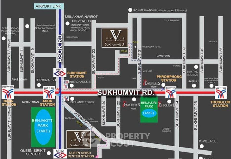 รูป คอนโด 1-ห้องนอน ที่ โว้ค สุขุมวิท 31 คอนโดมิเนียม ใกล้ MRT สุขุมวิท (ID 2648687) - รูปที่ 9/9