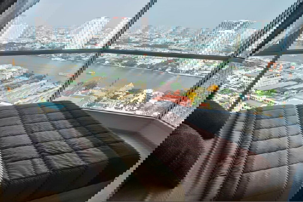 รูป 🔥 เช่าด่วน !! Rhythm Sathorn, 1 ห้องนอน, 1 ห้องน้ำ, วิวแม่น้ำ, ชั้นสูง 35++, ห้องหายาก !!🔥Code C20231100675 แต่งครบ, พร้อมเข้าอยู่📣📣 - รูปที่ 7/10