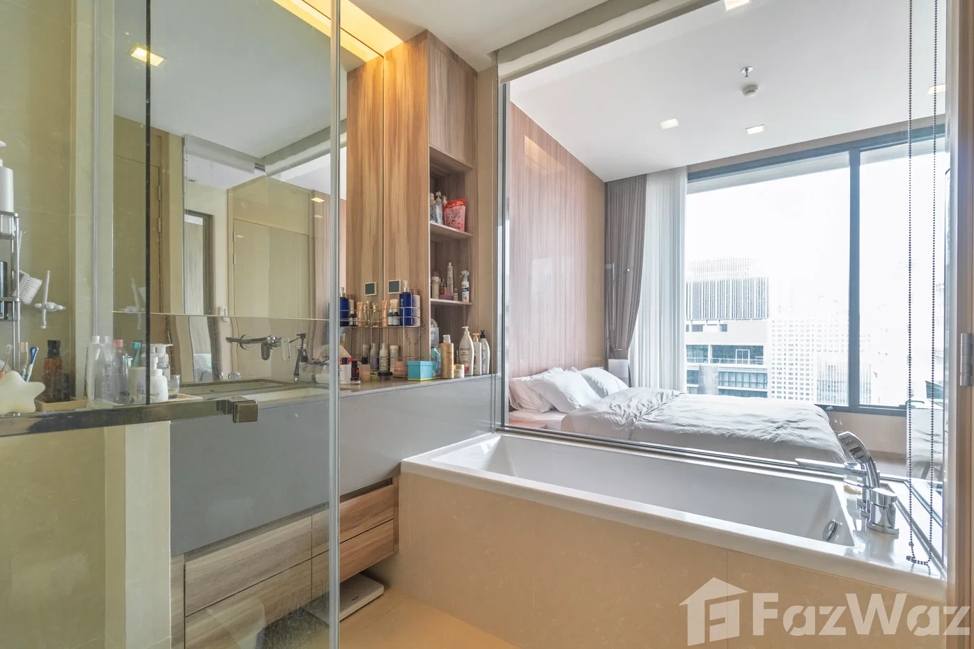 รูป คอนโดให้เช่า 1 ห้องนอน ในโครงการ ดิ เอส อโศก 6186111 - รูปที่ 4/17