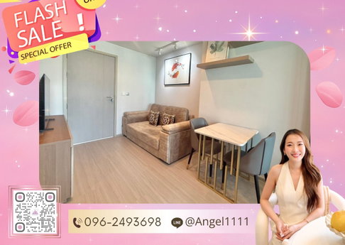 ✨🦄 Ready to Move 🦄✨ Life Ladprao 🚝 Near BTS Ha Yaek Ladprao Station. Fully furnished, everything you need in one place. Call 096-2493698 (LLP1242)