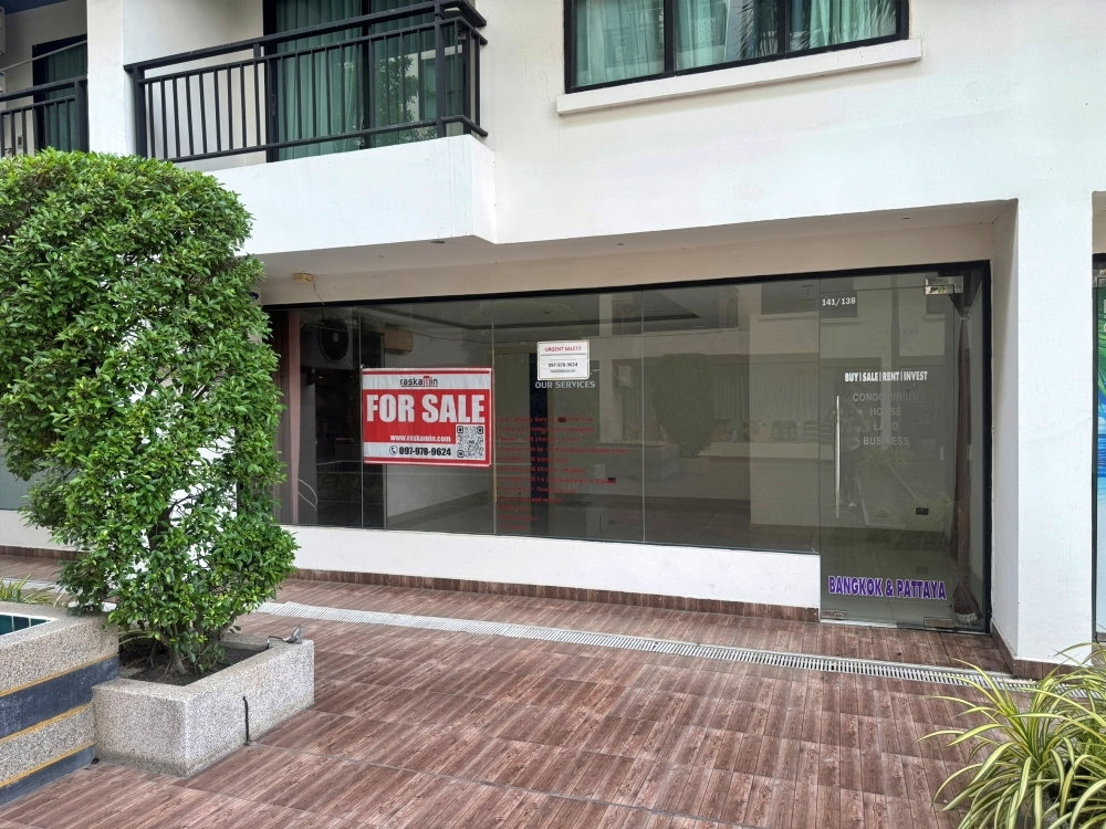 รูป KT0014📲LineID @556ryccg🏬ร้านค้า The Blue Residence สุขุมวิทพัทยา87 33.5ตรม แถมแอร์ 1เครื่อง - รูปที่ 2/10