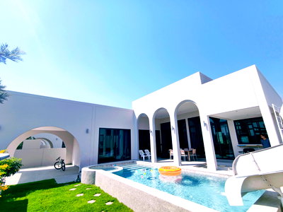 เช่าบ้านเดี่ยว เพชรบุรี : บ้านพักตากอากาศ 3 ห้องนอน 3 ห้องน้ำ