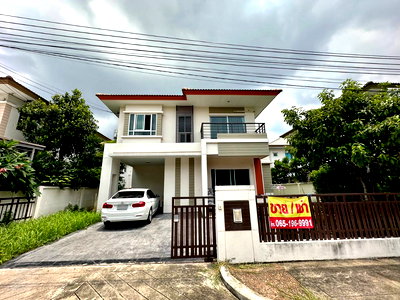 บ้านเดี่ยว ถนนปัญญาอินทรา : ขาย ให้เช่บ้านเดี่ยว 2 ชั้น โครงการสราญสิริ รามอินทรา 2 ใกล้แฟชั่นไอส์แลนด์ และ ตลาดรามอินทรา 109