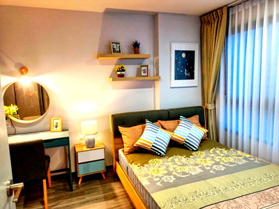 Condos for rent : Ideo Chula Samyan【𝐑𝐄𝐍𝐓】🔥Chic room, cutely decorated, minimalist style, complete central area.  🔥 Contact Line ID: @hacondo