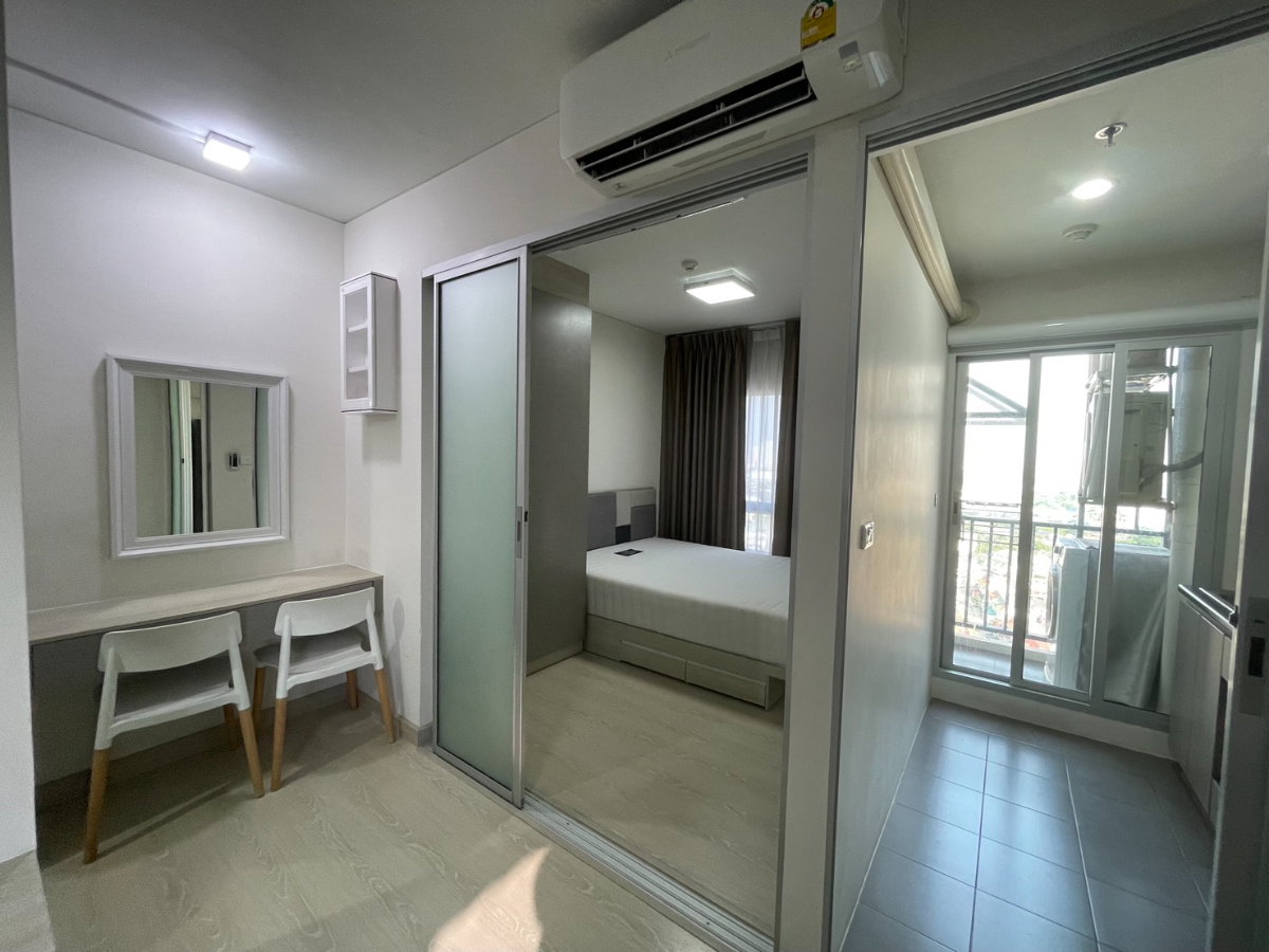 รูป 📢นิช ไอดี แอท ปากเกร็ด สเตชั่น ⛰️ห้องหัวมุมตึก วิวกว้าง ❄️แอร์ 2 เครื่อง+หน้าต่างชมวิว - รูปที่ 5/18