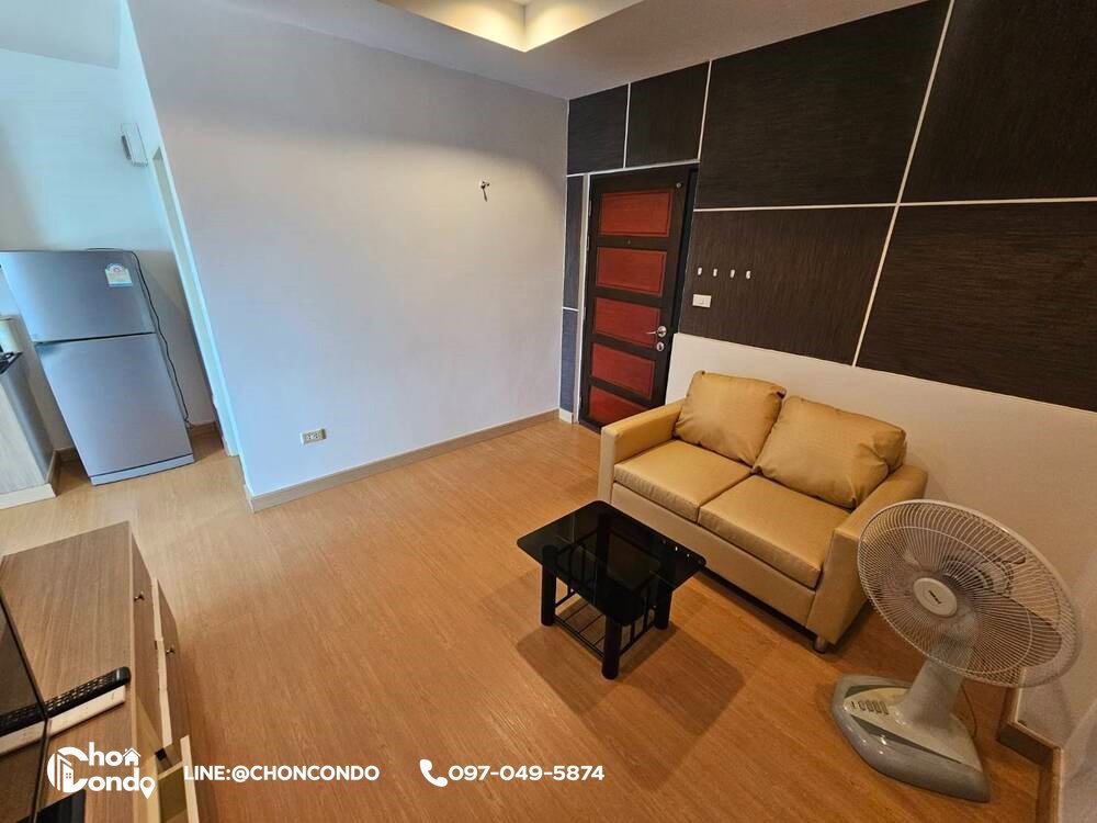 รูป The Room Condo บางแสน ชลบุรี ชั้น6 ใกล้ตลาดปาร์คอิน ----------แอร์ใหม่---------Tel/Line 097-049-5874 (FB:@Bangsaen4rent) - รูปที่ 2/12