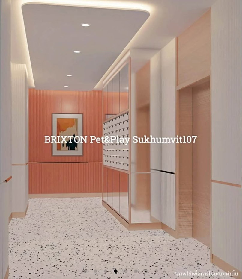 รูป ให้เช่าคอนโด เลี้ยงสัตว์ได้ Brixton Pet and Play Sukhumvit 107 ใกล้ BTS แบริ่ง (Rt-01) - รูปที่ 12/12