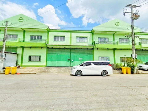 มินิแฟคตอรี่ 270 ตร.ม. โกดังพร้อมออฟฟิศ 2 ชั้น ใกล้ ตลาดบางน้ำจืด 1.2 กม. 100 ตร.ว.1 นอน 3 น้ำ รองรับธุรกิจ หรือคลังสินค้า