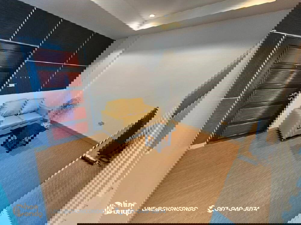 รูป The Room Condo บางแสน ชลบุรี ชั้น6 ใกล้ตลาดปาร์คอิน ----------แอร์ใหม่---------Tel/Line 097-049-5874 (FB:@Bangsaen4rent) - รูปที่ 7/12