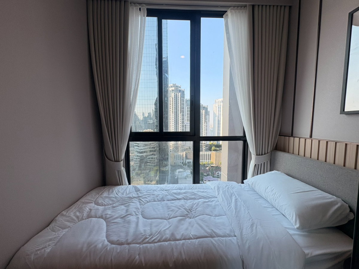 รูป ให้เช่า ✨Nue District Rama 9 ✨ 2 ห้องนอน ขนาด 34.8 ตรม เครื่องใช้ไฟฟ้าครบพร้อมเข้าอยู่ 😍💕ใกล้เซนทรัลพระราม 9 และ MRT พระราม 9 🛍️🚆 - รูปที่ 10/13