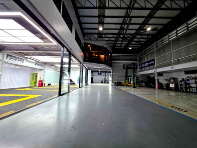 เช่าโรงงาน MRT ศรีกรีฑา : เช่าโชว์รูม ซอย พระราม 9 ซอย 66   พื้นที่ใช้สอย 500 ตร.ม.