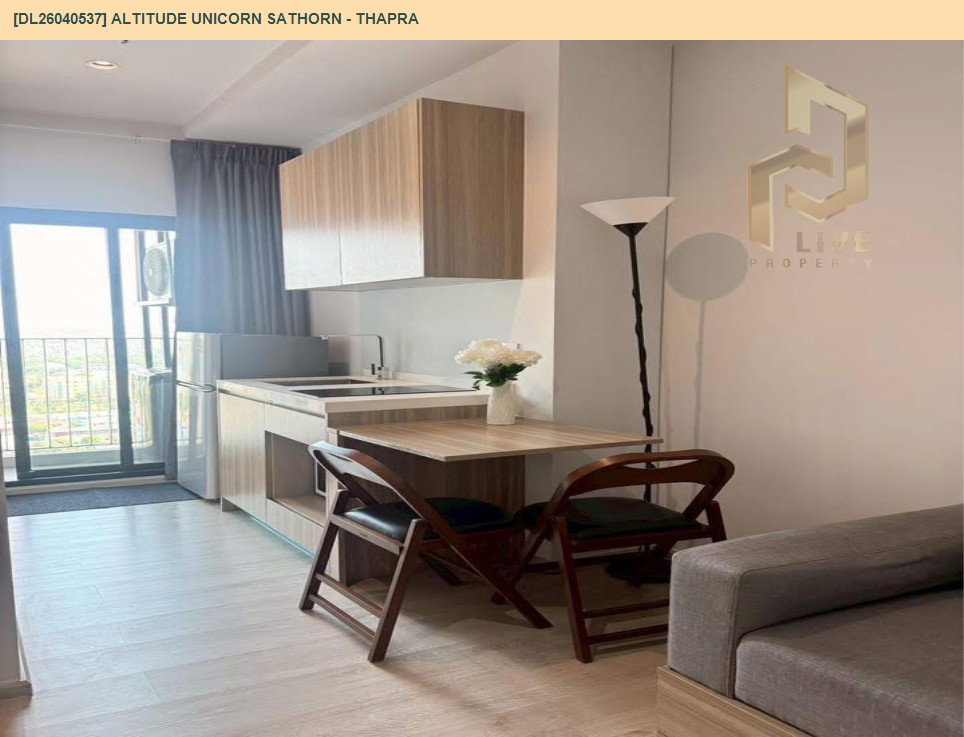 รูป DL26040537 ให้เช่าคอนโด อัลติจูด ยูนิคอร์น สาทร - ท่าพระ (Altitude Unicorn Sathorn - Thapra) ใกล้ BTS ตลาดพลู พร้อมเข้าอยู่ โทรด่วน 0800343450 LineID @655ebbvc - รูปที่ 10/13