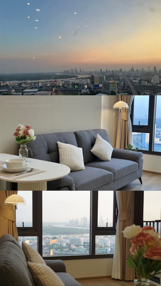 รูป ให้เช่าคอนโด AP Life Asoke–Rama 4 ยูนิตหายาก ชั้นสูง วิวสวย พร้อมอยู่ทันที ห้องใหม่ยังไม่เคยมีผู้เช่า เฟอร์ใหม่ทั้งหมด - รูปที่ 2/29