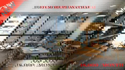 🍀🍀Prime condo location 🚆ให้เช่า 📌 ไอดีโอ โมบิ พญาไท 🌸 (Line:@rent2022) พร้อมอยู่ ✨A04595