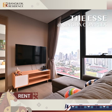  เช่าคอนโด 💥 The Esse at Singha Complex ใกล้ MRT เพชรบุรี 1 นอน 48.72 sq.m. 40K ยูนิตสวย ราคาดี 💰 
