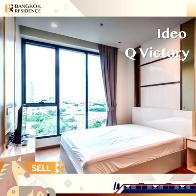 ขายคอนโด : ขายคอนโด ✨ Beautiful Rare Unit & Fully Furnished✨ Ideo Q Victory 🚆ใกล้ BTS อนุสาวรีย์ชัยสมรภูมิ 