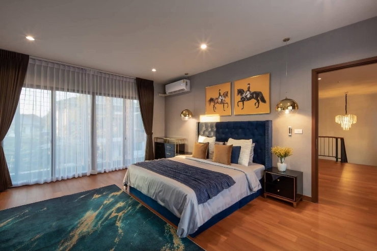 รูป ปล่อยเช่าพลูวิลล่า Modern Luxury Pool villa - PALM SPRINGS PRIVATO  ( บ้านตัวTop ของโครงการมีหลังเดียว ) ใกล้กาดฝรั่ง , โรงเรียนนานาติลานนา , สนามบิน - รูปที่ 9/23