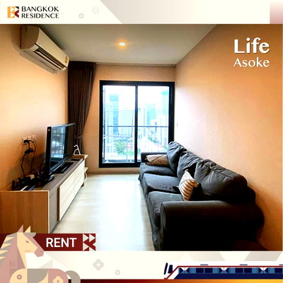 คอนโดให้เช่า :  เช่าคอนโด 🛋️ Life Asoke ใกล้ MRT เพชรบุรี 🌷 2นอน 55ตรม 30K ห้องสวย เฟอร์ครบ พร้อมเข้าอยู่ 