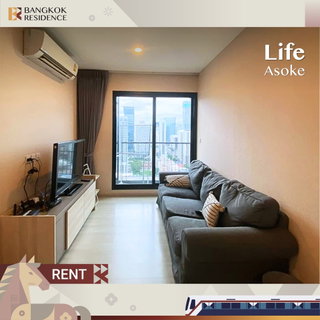 รูปภาพ  Condo for Rent 🛋️ Life Asoke near MRT Phetchaburi 🌷 2BR 55sqm 30k, Beautiful Fully furnished Unit 
