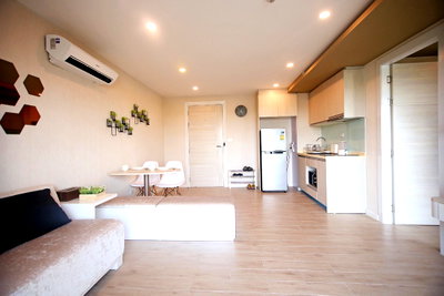 ขายคอนโด : ขายคอนโด Seven Seas Condo Resort จอมเทียน ตึก A ชั้น 4 เฟอร์นิเจอร์ครบ พร้อมอยู่