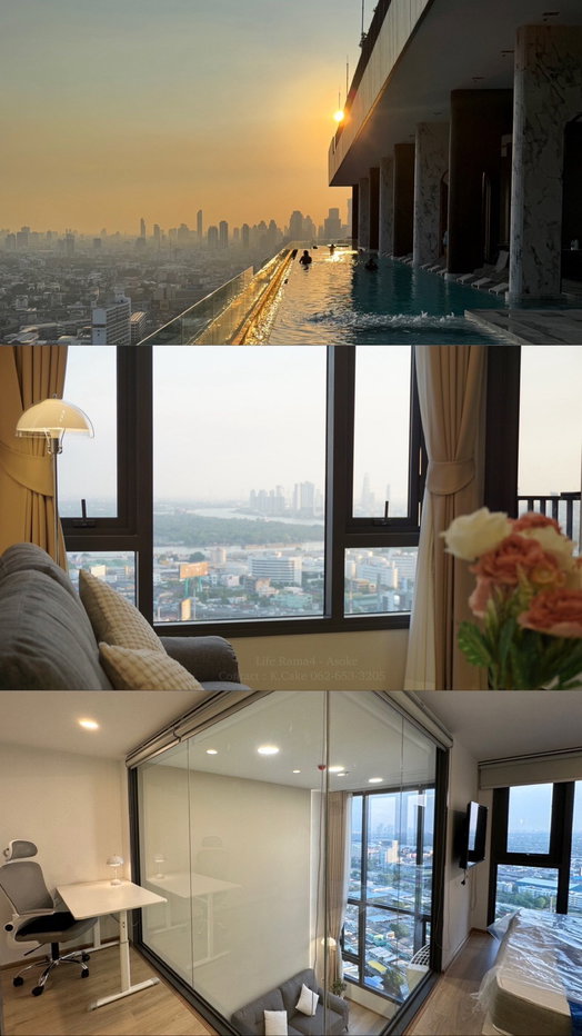 รูป ให้เช่าคอนโด AP Life Asoke–Rama 4 ยูนิตหายาก ชั้นสูง วิวสวย พร้อมอยู่ทันที ห้องใหม่ยังไม่เคยมีผู้เช่า เฟอร์ใหม่ทั้งหมด - รูปที่ 5/29