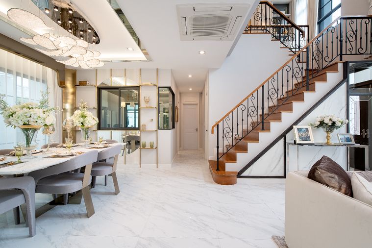 4-bed house for sale, 322 sqm, 65.9 sq wah, The Grand Vibhavadi 60