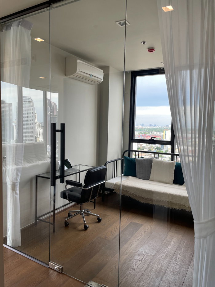 รูป ขายห้องมุมทิศสวย ชั้นสูง เป็นส่วนตัวไม่ติดห้องอื่น Ideo Q Sukhumvit 36 (ไอดีโอ คิว สุขุมวิท 36) พร้อมเฟอร์นิเจอร์ ใกล้ BTS ทองหล่อ - รูปที่ 5/7