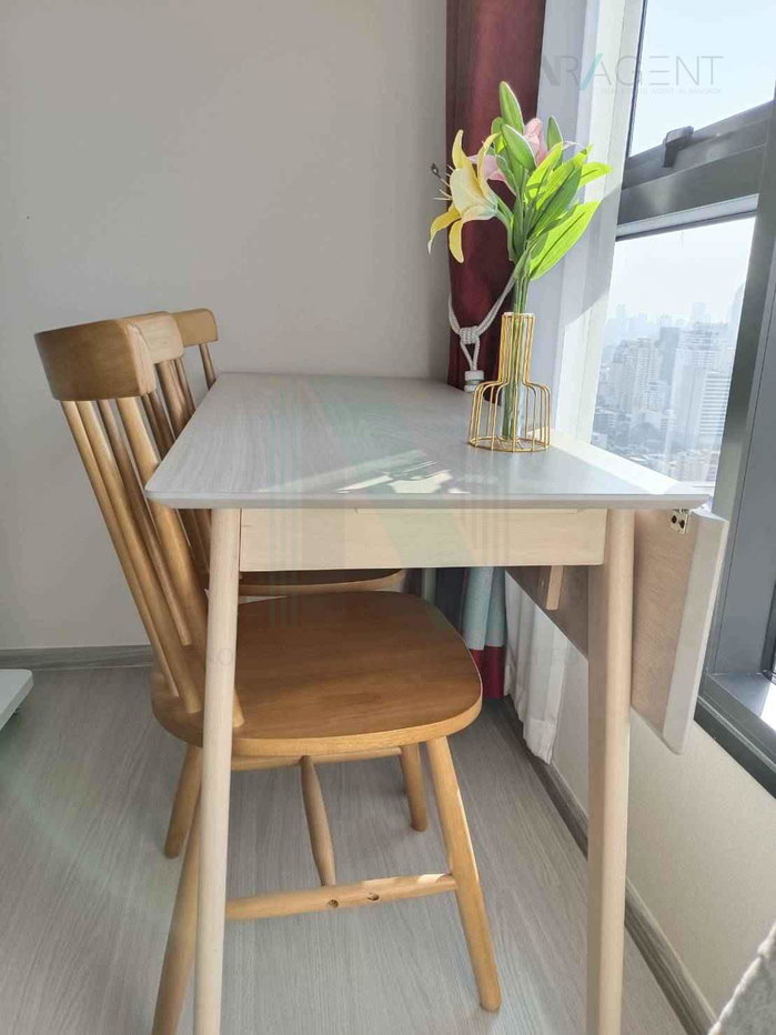 รูป 🎉 ให้เช่าคอนโด ไลฟ์ อโศก ไฮป์ อาคาร 1 ชั้น 38 สตูดิโอ ขนาด 26.00 ตรม ใกล้ Fortune Town - รูปที่ 1/8