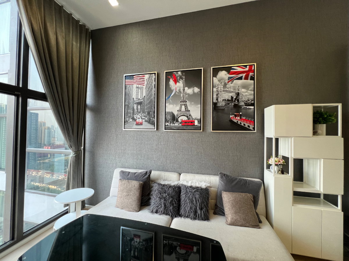 รูป ❤️🏙️ คอนโด Duplex 2 ชั้น❤️ 📸Video room🚝 MRT พระราม 9 ห้องสวย 🔰ใกล้ Central พระราม 9 , ฟอร์จูน จ๊อดแฟร์☎️ Tel/line/whatapp : 0917061999 คุณกวา - รูปที่ 7/37