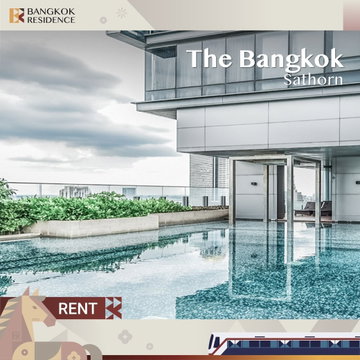  Condo for rent 🌃 The Bangkok Sathorn-Taksin, near BTS Krung Thon Buri, 1BR 63 sq.m., 36k, beautiful view unit 💫 