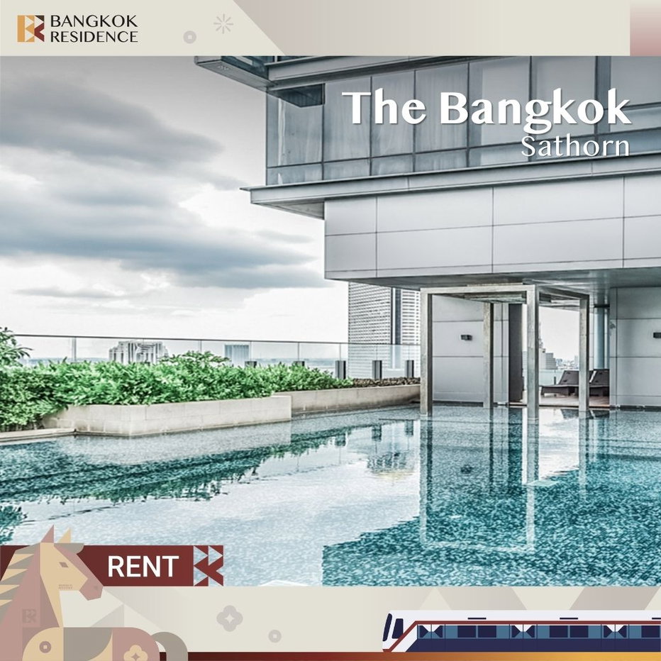 รูป  เช่าคอนโด 🌃 The Bangkok Sathorn-Taksin ใกล้ BTS กรุงธนบุรี 💫36k 1นอน 63ตร.ม. ห้องวิวสวย  - รูปที่ 1/5