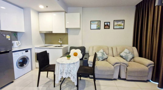 KT0391📲LineID @556ryccg🏄♂️1Bedroom 35sqm Tower B Low-floor🏞️Garden & Pool view Fully furnished🌴The Riviera Wongamat Beach North Pattaya