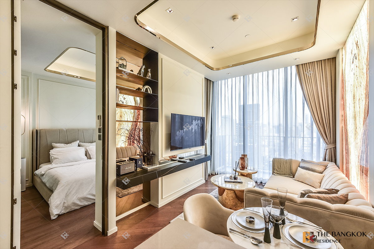 รูป  เช่าคอนโด ✨ 28 Chidlom ใกล้ BTS ชิดลม 1นอน 44ตรม 55k ห้องสวย รีโนเวท ✨  - รูปที่ 3/9