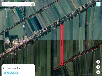 ที่ดิน ม.เทคโนโลยีพระจอมเกล้าธนบุรี บางขุนเทียน : S1148 🌊 ขายที่ดินฟาร์มกุ้ง 39 ไร่ 🦐🦞 เพียง 26,000,000 บาท 💰