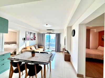 Condos for rent Ramkhamhaeng Road : [VR0291]🔥 30,000 THB/m | Fuse Mobius Ramkhamhaeng | 2BR 2BA | 20th Floor | Pool View 🔥
