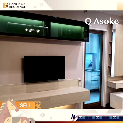 Condos for sale : Condo for Sale 🌟 Q Asoke, Beautful unit, Fully Furnished, Near MRT Phetchaburi