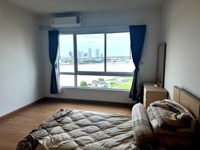 ขายคอนโด : [ขายคอนโด ใกล้ BTS วงเวียนใหญ่! P-42696] ศุภาลัย ริเวอร์ รีสอร์ท เจริญนคร ชั้น 14 พื้นที่ 74 ตรม. 085-592-2897 Line: @easythaihome