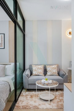 📌 For Rent Condo UNIO RAMA 2 - THAKHAM Building B, Floor 5,1 bed room, Room size 25.00 sqm