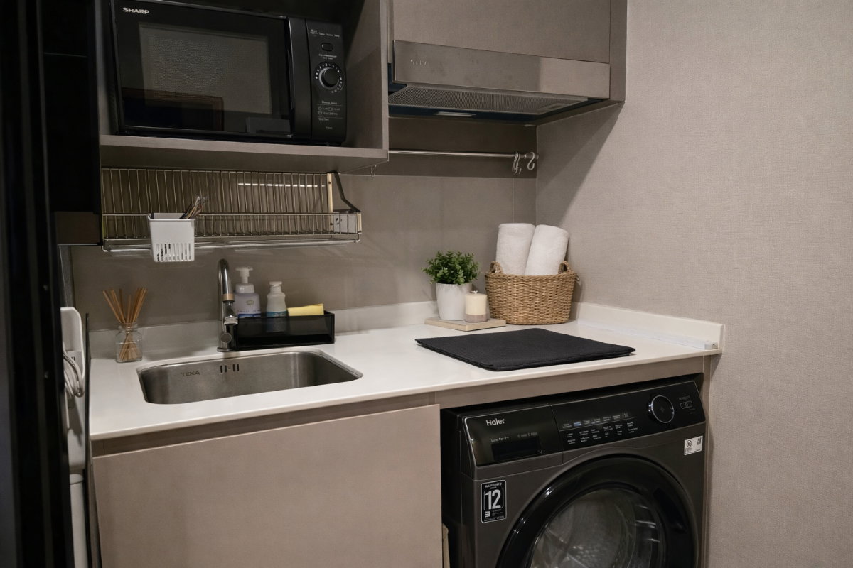 รูป 🍀🍀 Modern Room💙 ให้เช่า📌 แอสปาย สุขุมวิท พระราม4 (Line:@rent2022)BTS พระโขนง ✨พร้อมเข้าอยู่  ✨ A11155 - รูปที่ 4/10