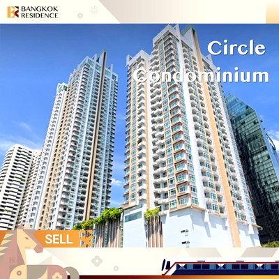 ขายคอนโด : ขายคอนโด ⭐ ห้องสวย ชั้นสูง Circle Condominium ใกล้ ARL พญาไท สุวรรณภูมิ