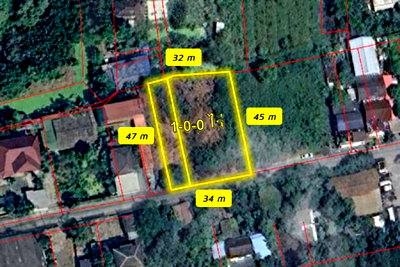 ที่ดิน แจส กรีน วิลเลจ คู้บอน : ขายด่วน! ที่ดิน 1 ไร่  ผังเหลือง แปลงสวย ทำเลห้าแยกวัชรพล ใกล้ Market Place เทพรักษ์ ราคาคุ้ม