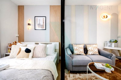 Condos for rent HomePro Rama 2 : 🎊 For Rent Condo UNIO RAMA 2 - THAKHAM Building B, Floor 5,1 bed room, Room size 25.00 sqm