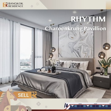 ขายคอนโด💎 ห้องสวย ชั้นสูง RHYTHM Charoenkrung Pavilion 